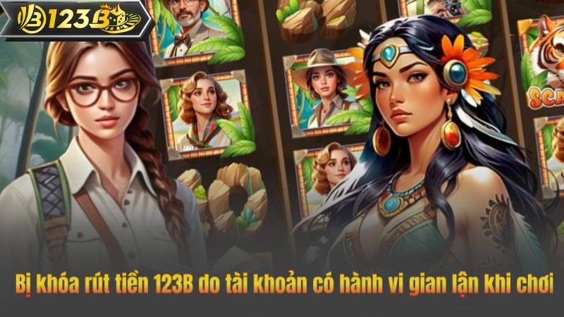 Khóa Rút Tiền 123B – Hướng Dẫn Giải Quyết Nhanh Chóng 6 Bị khóa rút tiền 123B do tài khoản có hành vi gian lận khi chơi
