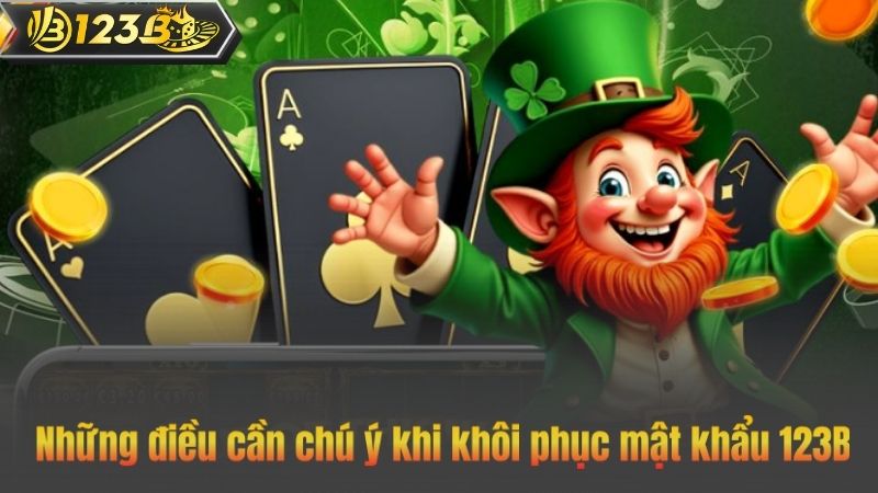 Hướng Dẫn Quên Mật Khẩu 123B Nhanh Chóng Nhất 8 Những điều cần chú ý khi khôi phục mật khẩu 123B